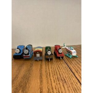 Thomas Train & Friends Metal Push Along Trains Thomas Toby Harold Lot Set Of 6
